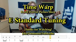 Time Warp - The Rocky Horror Picture Show (Bass Cover with Tabs)