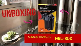 Canister Hang On HBL-802 SUNSUN - UNBOXING