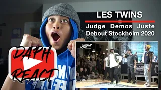 DAPH REACT: Les Twins - Judge Demos Juste Debout Stockholm 2020 Reaction