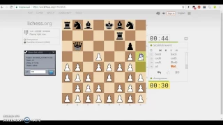 Chess bot playing HORDE vs Stockfish lvl 8 on lichess ♛