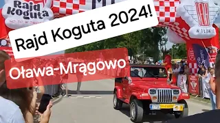 Relacja ze startu 8. Rajdu Koguta Oława-Mrągowo #charytatywnie