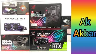 Rs 250000 high-end pc Build AMDr9 5950x Asus rog b550 f  Asus rog 12gb 3080ti gskill Ram 32gb ×32 gb