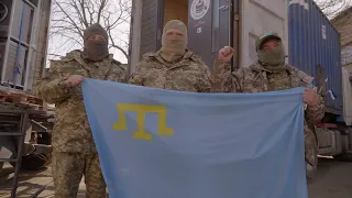 Crimean-Tatar's battalion thanks for Estonian Sauna.