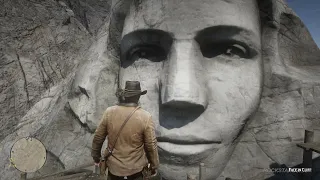 Face In Cliff - Red Dead Redemption 2