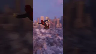 Moonlight 🌙 | Spider-Man Miles Morales PS5 Pro web swinging #shorts #spiderman #ps5