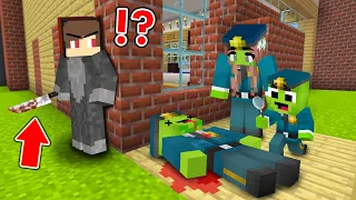 Mikey Family POLICE vs JJ WEREWOLF in Minecraft (Maizen)