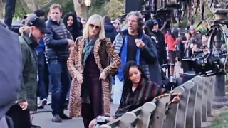 Rihanna & Cate Blanchett Film 'Ocean's 8' in Central Park, NYC