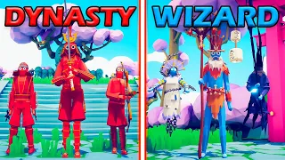 DYNASTY TEAM vs WIZARD TEAM - Totally Accurate Battle Simulator | TABS