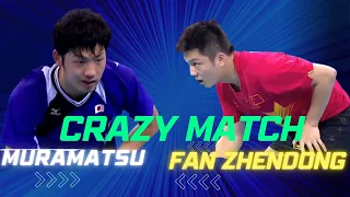 Fan Zhendong vs. Yuto Muramatsu || Crazy Match