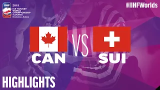 Canada vs. Switzerland - Quarter-final - Game Highlights - #IIHFWorlds 2019