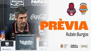 🎤 DECLARACIONES | Rubén Burgos pre Ida Semis Playoff LFE en Casademont Zaragoza | Valencia Basket