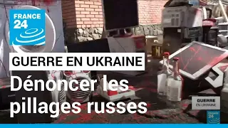 Guerre en Ukraine : au consulat de Lviv, les ukrainiens dénoncent les pillages de l'armée russe