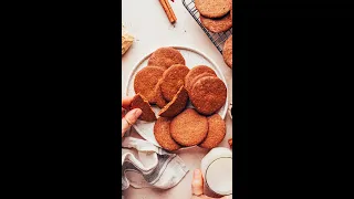 1-Bowl Gluten-Free Gingersnaps (Vegan) | Minimalist Baker Recipes