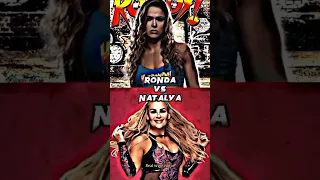 Ronda Rousey Vs Natalya comparison 🔥❤️👍 #shorts