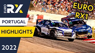 Euro RX1 Rallycross Highlights | Lusorecursos World RX of Portugal 2022