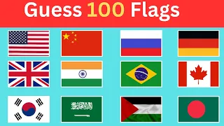 Guess And Learn 100 Flags! World Flags Quiz