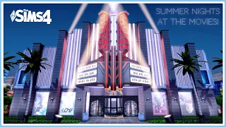 Art Deco Movie Theater 📽 | The Sims 4 Speed Build | No CC