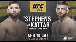 Полный бой на UFC 249 Джереми Стивенс vs Кэлвин Каттар