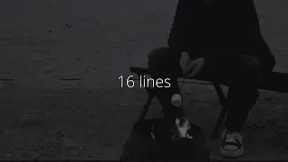 lil peep – 16 lines (slowed down and reverb)