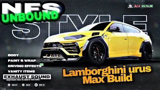 Lamborghini Urus | Need For Speed Unbound | Max Build