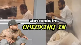 INMATE "CHECKS IN" WHILE EVERYBODY IS SLEEPING