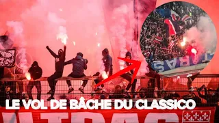 Le jour ou les ultras Parisiens ont volé la bâche des Marseillais PSG-OM