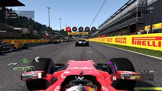 F1 2017 onboard Belgium - Belgian Grand Prix Spa-Francorchamps 1 lap