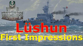World of Warships- Lüshun First Impressions: God Tier DPM