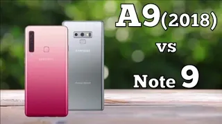 Samsung Galaxy A9 (2018) vs Samsung Galaxy Note 9