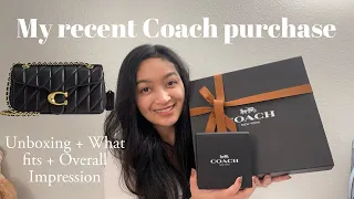 Coach Quilted Tabby - Unboxing + Quick Review