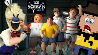 O GRANDE PLANO DO SORVETEIRO (Ice Scream 7 Friends: Lis • Completo)