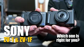 Sony ZV-1 or ZV-1F  - which camera is right for you?