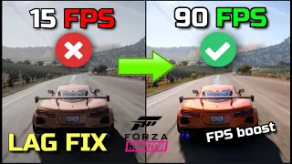 HOW TO BOOST FPS IN Forza Horizon 5/4 For Low End PC / Laptop Best Settings