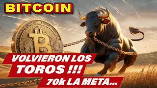 Bitcoin volvieron los Toros!! ¿70 K la meta?? #bullrun #halving