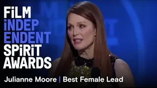 Julianne Moore wins Best Female Lead at the 30th Film Independent Spirit Awards