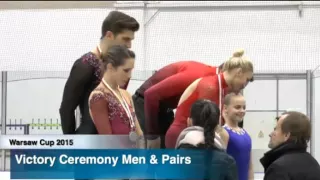 Warsaw Cup 2015 - Senior Pairs - Victory Ceremony