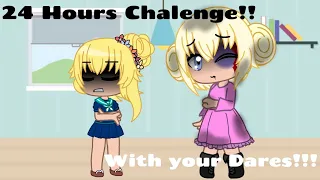 24 Hours Chalenge with Penny and her mother (kindergarten2)