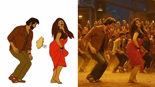 🤣Kurchi Madathapetti Full Video Funny Meme Drawing 🤣| Mahesh Babu | Sreeleela | Thaman S