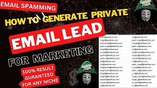 Easy Way to Extract Targeted Emails For Any Niche - 100% Results Guaranteed