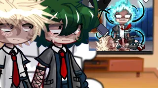 Mha react to my video /TW/dead Bakugo AU/class 1A react/Deku and Bakugo angst