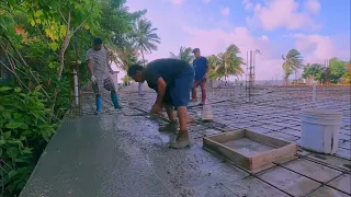 Construction project in Caye Caulker August 27 2022