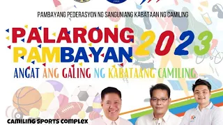 Palarong Pambayan 2023,Angat ang Galing ng Kabataang Camiling /abeshatv