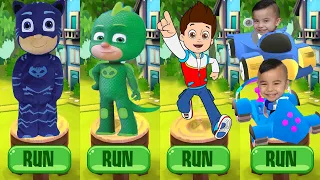 Tag with Ryan PJ Masks Catboy vs PAW Patrol Ryder vs CKN Toys Car Hero vs PJ Mask Gekko - Gameplay