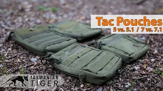 Vergleich TT Tac Pouches - TACWRK - MOLLE Mehrzwecktaschen