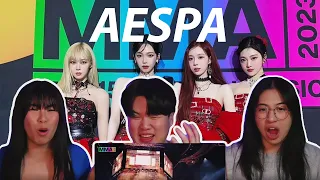 [MMA2023ㅣ축하공연] aespa - DramaㅣReactions (We were mind blown 🤯🤯🤯)