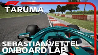 F1 2021 Autódromo Internacional de Taruma | Sebastian Vettel Onboard | Assetto Corsa