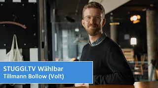 Volt-Kandidat Tillmann Bollow in der STUGGI.TV-Wählbar | STUGGI.TV