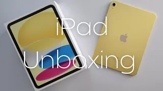 Apple iPad 10.9" (2022) Yellow Unboxing