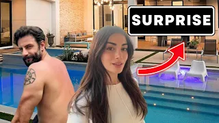 Surprising Gesture: Gökberk Demirci Presents Flowers to Özge Yağız at Luxurious Resort!