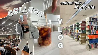 COLLEGE SCHOOL DAY IN MY LIFE (freshman year) | Caroline Manning